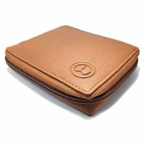 Trendy Leather Men's Zip Wallet