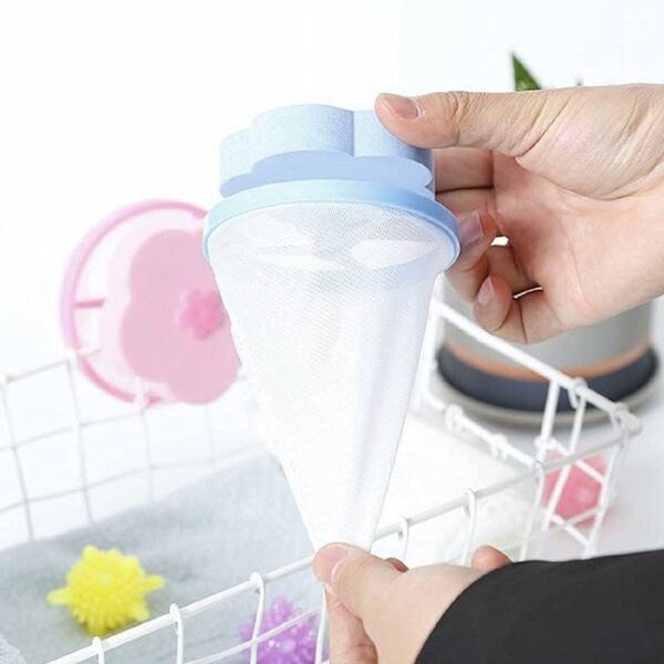 Washing Machine Floating Lint Mesh Bag