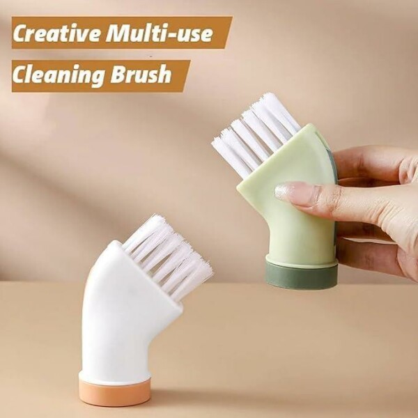 Cleaning Brush Can Be Connected to Mineral Water Bottle