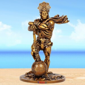 Dashboard Resin Bahubali Hanuman