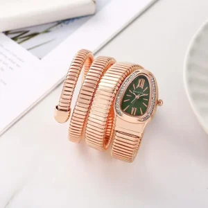 Bvlgari Watch Serpenti Snake Copper-Green For Women (SUP109)