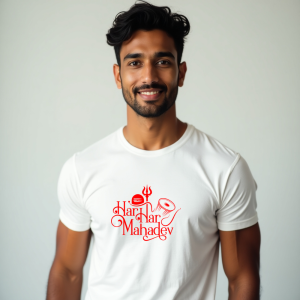 Har Har Mahadev T-Shirt For Men