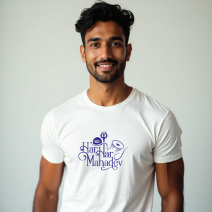 Har Har Mahadev T-Shirt For Men