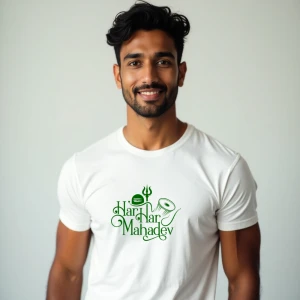 Har Har Mahadev T-Shirt For Men