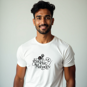 Har Har Mahadev T-Shirt For Men