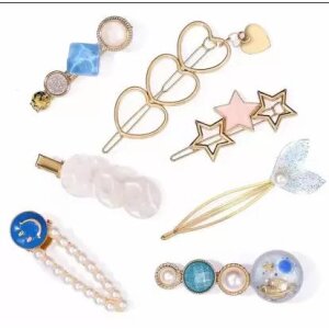 Gracious Pearl Gold Plated Hairclip Jewellery for Women Hair Pin
