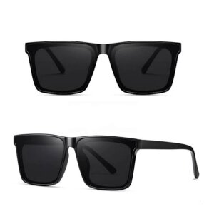 Polarized Retro Square Sunglasses