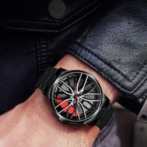 Stereoscopic Car Wheel Watch For Men
