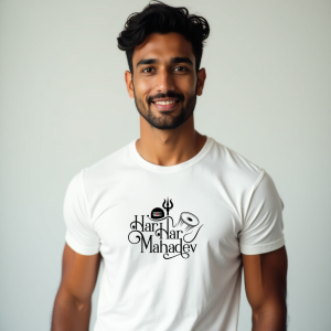 Har Har Mahadev T-Shirt For Men