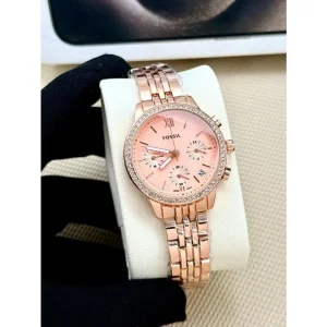 Fossil Watch Neutra Chronograph Rose gold For Women (SW363)