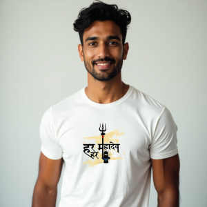Har Har Mahadev T-Shirt For Men