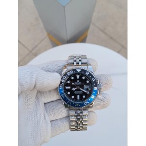 Rolex GMT Master Watch Silver Blue For Men (SW8642)