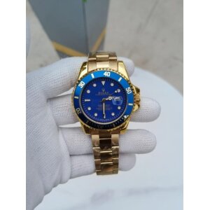 Rolex Submarine Watch Gold Blue For Men (SW8651)