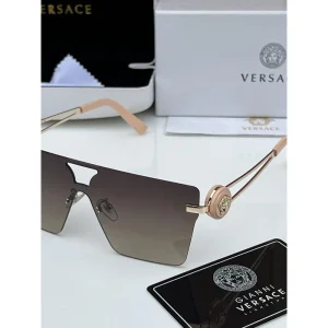 Versace Sunglasses Gold Brown For Men (BOT859)