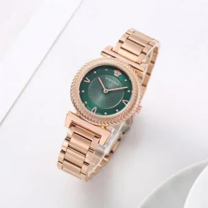 Versace Watch Rosegold Green Dial VERE02220 For Women (SUP2611)