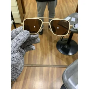 Marc Jacobs Sunglasses Gold Brown For Men (BOT963)