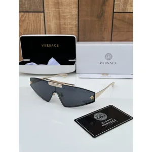 Versace Sunglasses Gold Black For Men (BOT865)