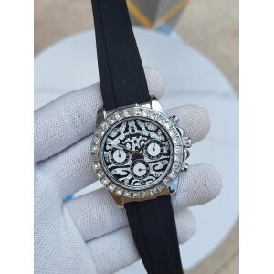 Rolex Tiger Watch White Diamond For Men (SW8660)