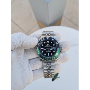 Rolex GMT Master Watch Silver Green For Men (SW8643)