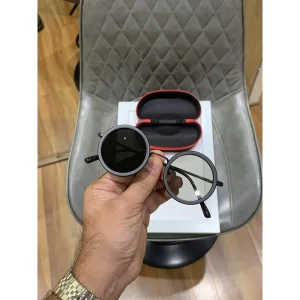 Thin Silver Round Sunglass