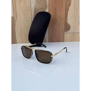 Stylish Suocchi Sunglasses Gold Brown For Men (BOT587)