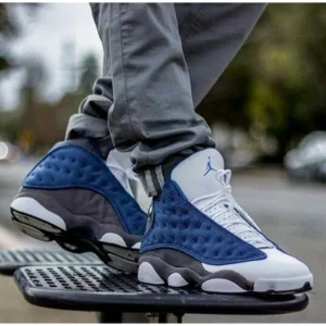 Nike Air Jordan Retro 13 Blue Flint Shoes For Men (BOT710)