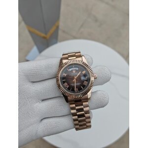 Rolex Day Date Watch Brown Dial For Men (SW8668)