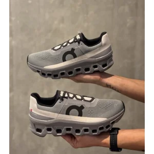 On Running Cloudmonster Alloy Silver Shoes For Men (BOT804)