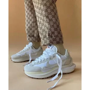 Nike Sacai Vapor Waffle Sail White Shoes For Men (BOT807)