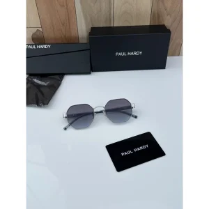 Paul Hardy Sunglasses Silver Blue For Men (BOT953)