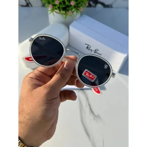 Rayban Sunglasses White Black For Men (BOT980)