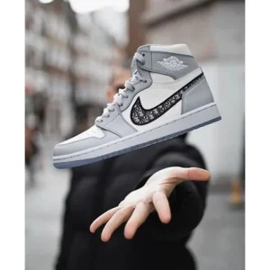 Nike Jordan Retro 1 High X Dior With 2 Keychain Shoes For Men (BOT811)