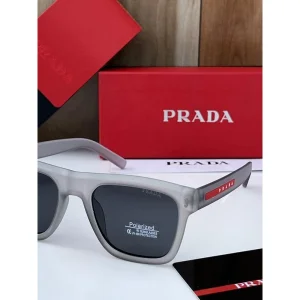Prada Sunglasses Grey Black For Men (BOT981)
