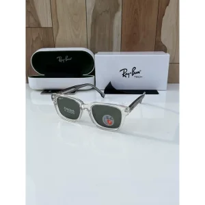 Rayban Sunglasses White Green For Men (BOT982)