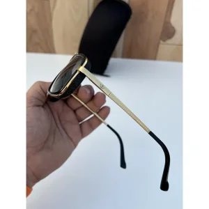 Suocchi Sunglasses Gold Blue Shaded For Men (BOT879)