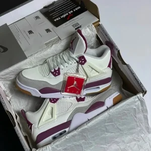 Nike Air Jordan Retro 4 Fantasy Purple Shoes For Men (BOT827)