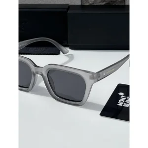 Mont Blanc Sunglasses Grey Black For Men (BOT882)