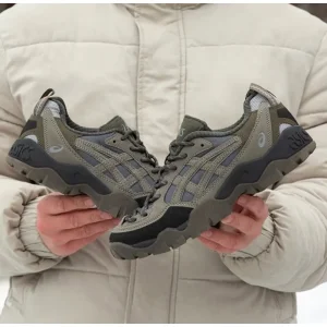 Asics Gel Pickax Clay Grey Shoes For Men (BOT836)