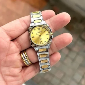 Gucci Watch Gold TT Gold For Women (SUP2754)