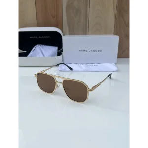 Marc Jacobs Sunglasses Gold Brown For Men (BOT885)