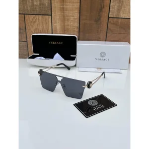 Versace Sunglasses Gold Black For Men (BOT887)