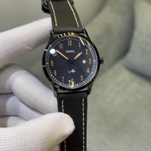 Fossil Leather Watch For Men (SW8775)