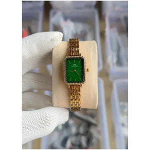 Daniel Wellington Quadro Watch Gold Green For Women (SUP2644)