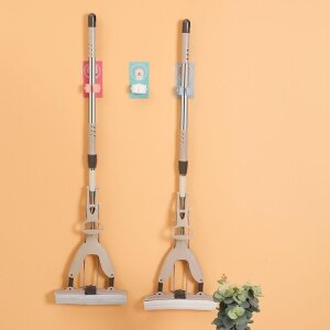 Mop Broom Holder-Wall Mounted Cartoon Mop, Broom Holders(Pack of 3)