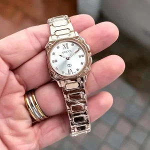 Gucci Watch Rose White For Women (SUP2746)