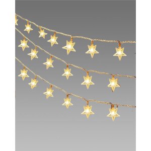 Serial String Star Lights for Decoration