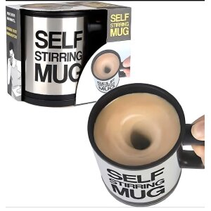 Stirring Coffee Mug