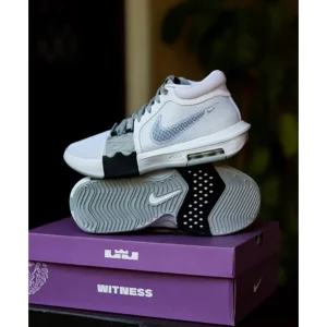 Nike Lebron Witness 8 Viii White Black Shoes For Men (BOT723)
