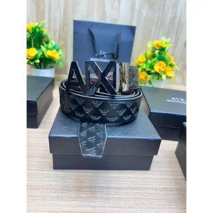 Premium Armani Belts With Box Carry Bag For Men (BOT879)