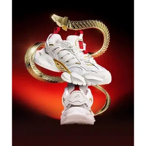 Adidas Xlg Runner White Gold Metallic Red Shoes For Men (BOT725)